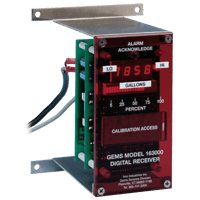 Gems Visual Level Indicator Receiver, 163000 Series